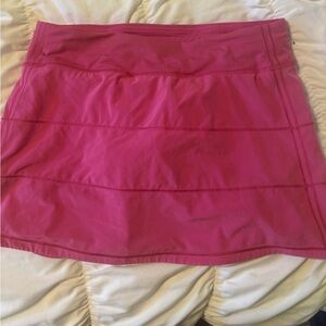 Lululemon Athletica Vibrant Pink Mini Skirt